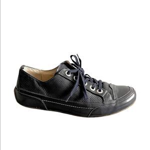 SEMLER SELECT Germany Blue Leather Lace Up Casual Sneaker Walking Shoes 6.5